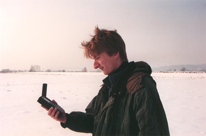 Abb. 4 Einsatz eines GPS-Empfängers zur mobilen Datenerfassung