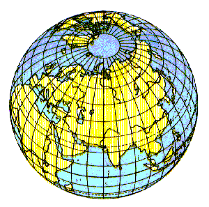 Abb. 1 Längen- und Breitengrade